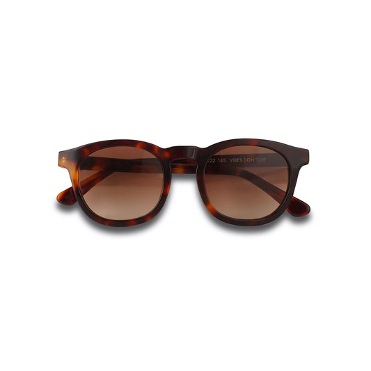Unisex-Sonnenbrille mit braunem Gestell und braunen Gläsern – italienisches Acetat, 100% UV-Schutz, stilvolles Accessoire für Damen und Herren