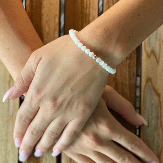 Melania Damen Armband mit Mondsteinen und 925 Silber von Balibay