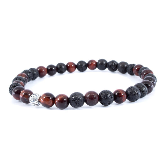 Pavoo Herren Armband mit verschiedenen edlen Steine