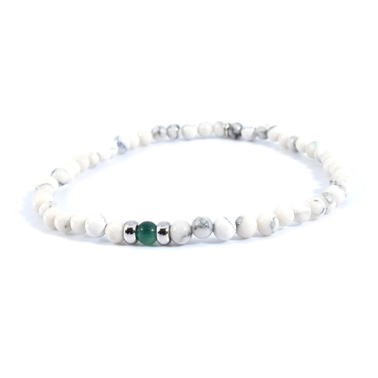Tengis Herren Armband mit Magensit und Jadeit Steine